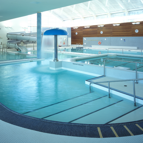 Indoor Public Swimming pool with more than one pool/spa