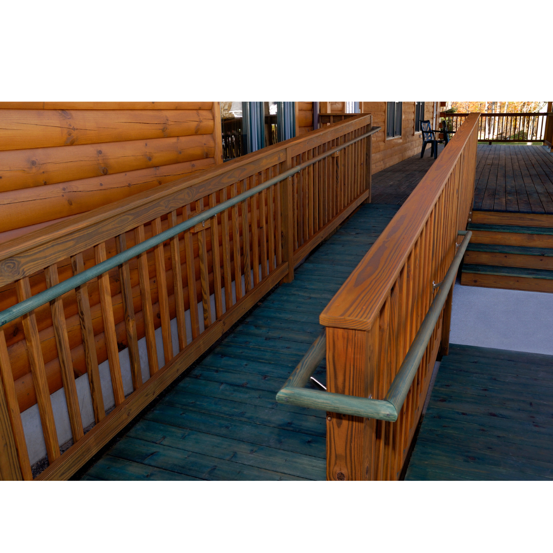 Example of a Wooden Permanent Wheelchair Ramp at home | Wheelchair Liberty