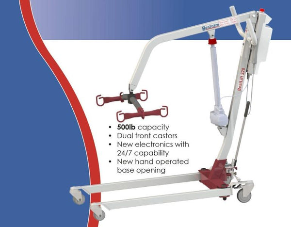 Specifications - The BestLift™ PL228 | FULL BODY ELECTRIC PATIENT LIFT Best Care LLC | Wheelchair Liberty