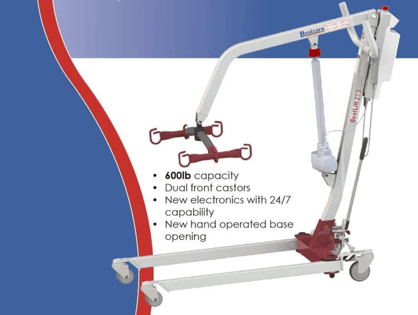 Specifications - The BestLift™ PL273 | FULL BODY PATIENT ELECTRIC LIFT Best Care LLC | Wheelchair Liberty