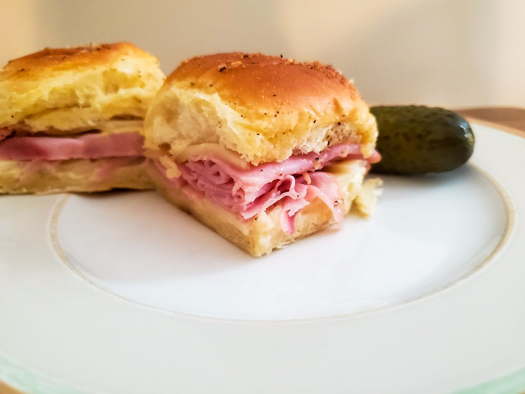 Ham and Cheese Hawaiian Sliders