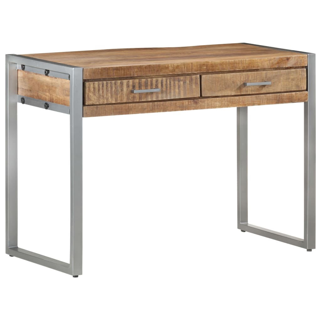 Desk 42.5"x19.7"x29.5" Rough Mango Wood