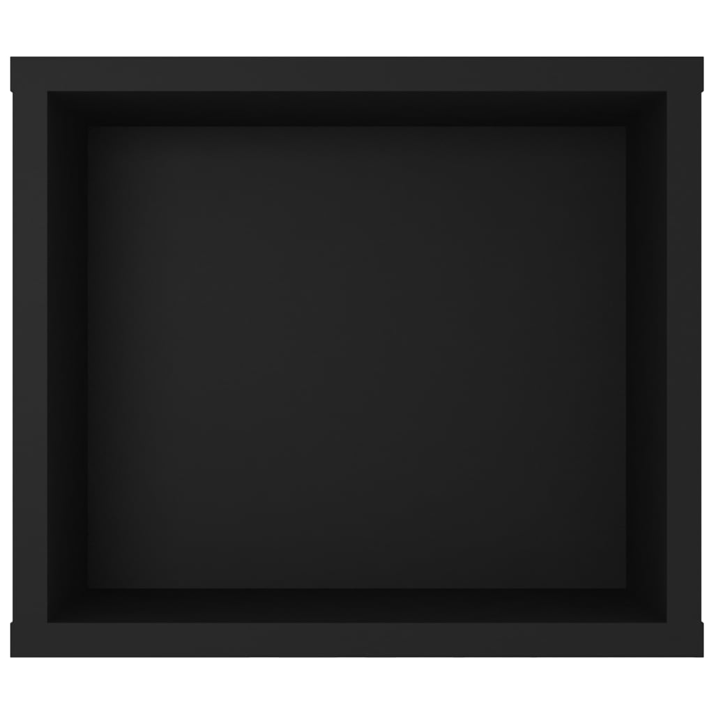 Hanging TV Cabinet Black 39.3"x11.8"x10.4" Chipboard