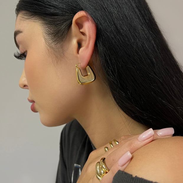 Staple Small Hoops