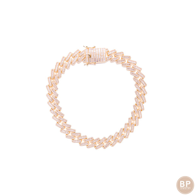 New Gold Ice Cuban Necklace – BERNA PECI JEWELRY