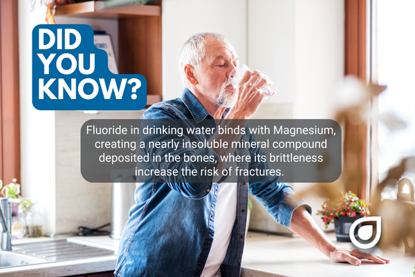 Did You Know Fluoride in Drinking Water Binds with Magnesium - Creating a Nearly Insoluble Mineral Compound Deposited in the Bones