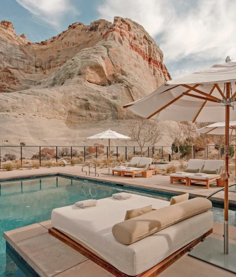 amangiri luxury Us utah resort hotel destination travel prairie swim canadian swimwear