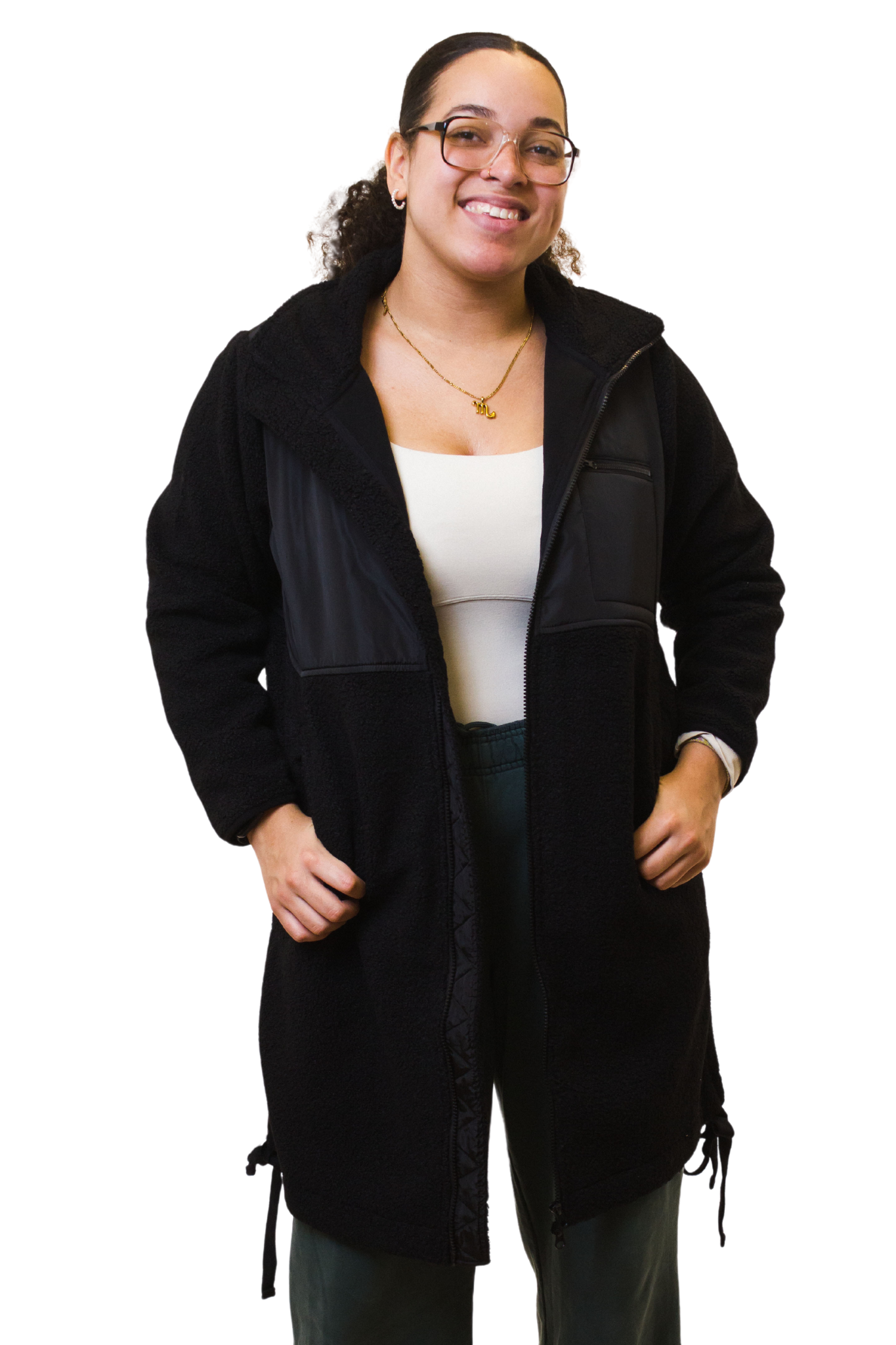 (Small) Longline Sherpa Jacket