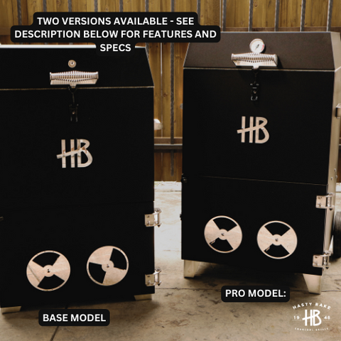 Introducing the New Powder-Coated Roughneck Barrel Smoker by Hasty Bak –  Hasty Bake Charcoal Grills