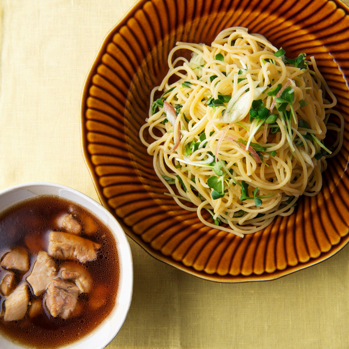 鶏つゆつけ麺の作り方 レシピ Zenb