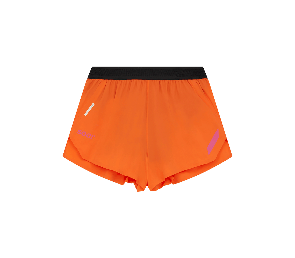 Men's Long Sleeve Hot Weather T | Orange – SOAR Running