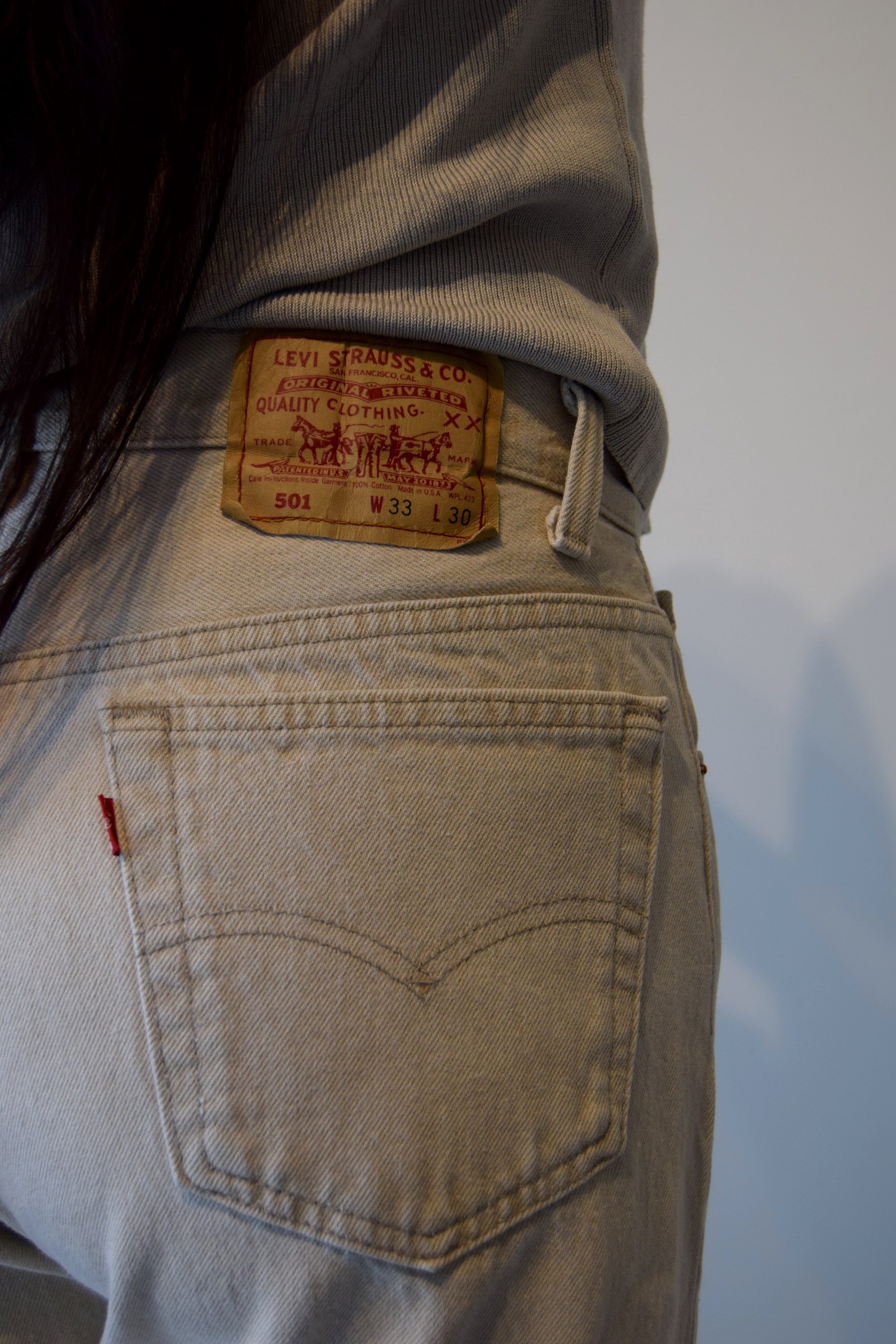 levis 501 beige