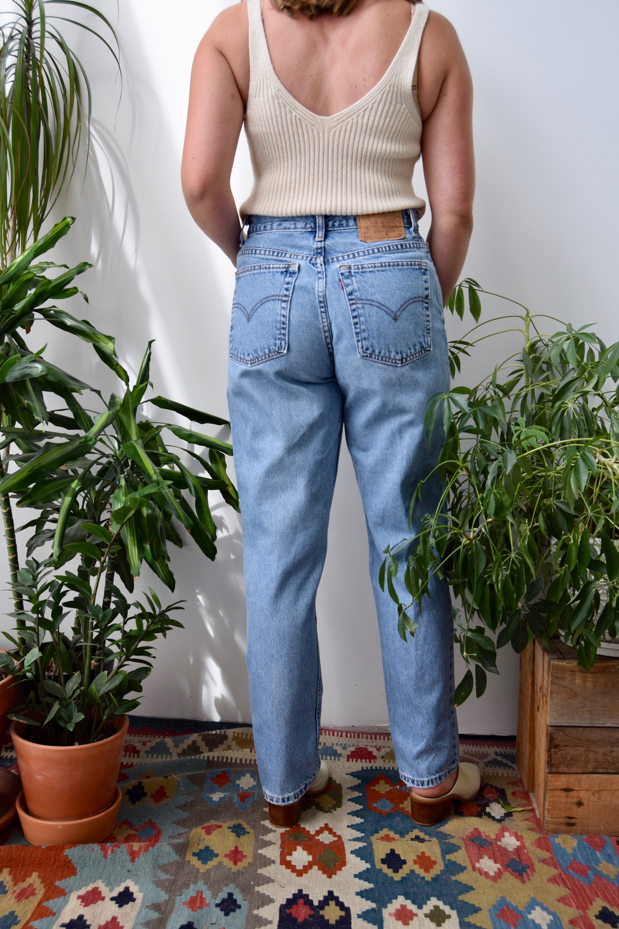 Vintage Levi 550 Jeans Very High Waisted Tapered Leg Relaxed Fit