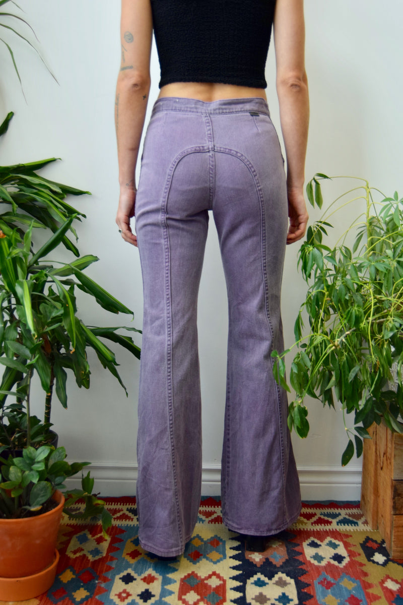 Seventies Powder Purple Bell Bottoms – Community Thrift and Vintage