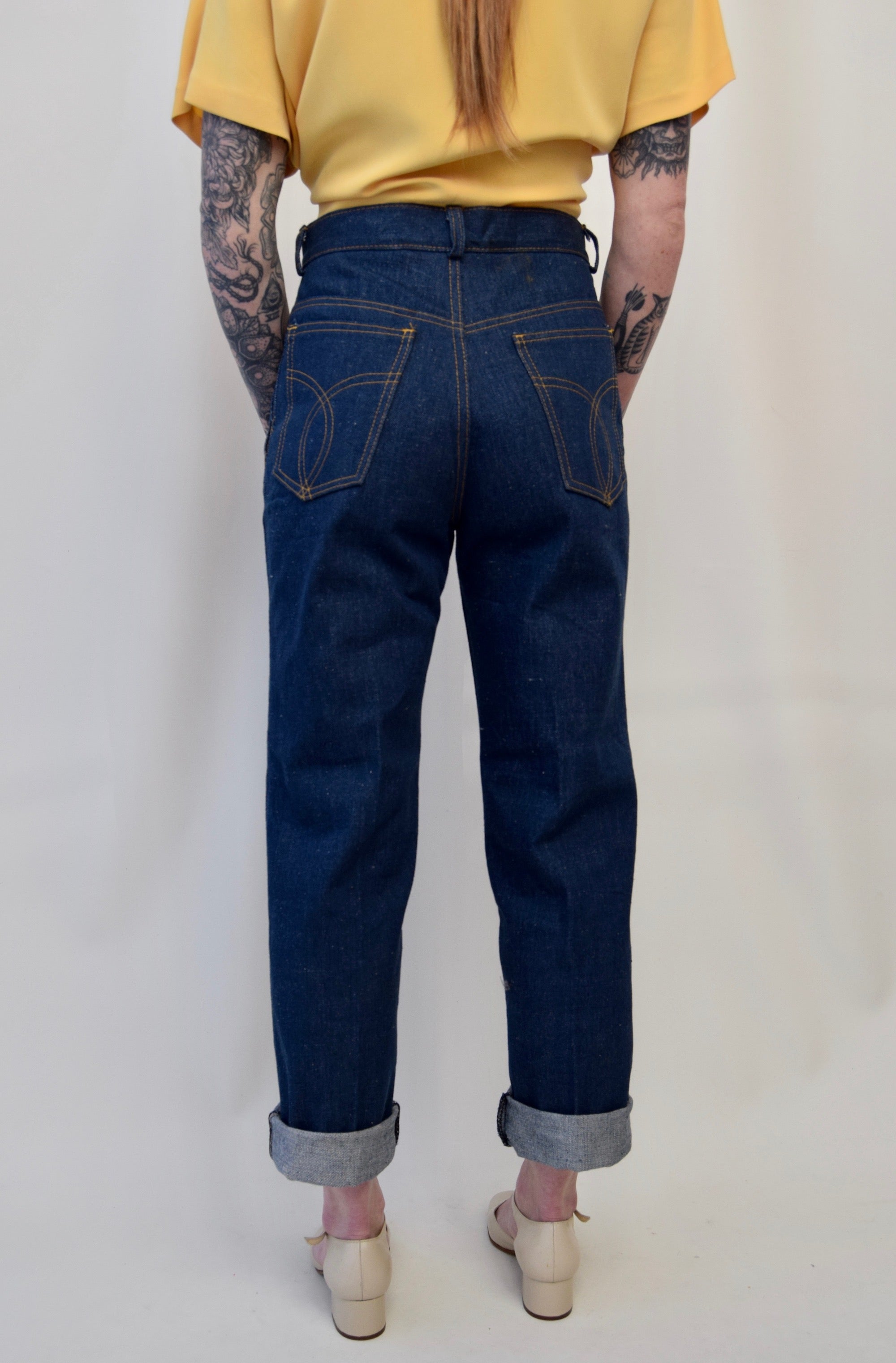 levis raw denim jeans