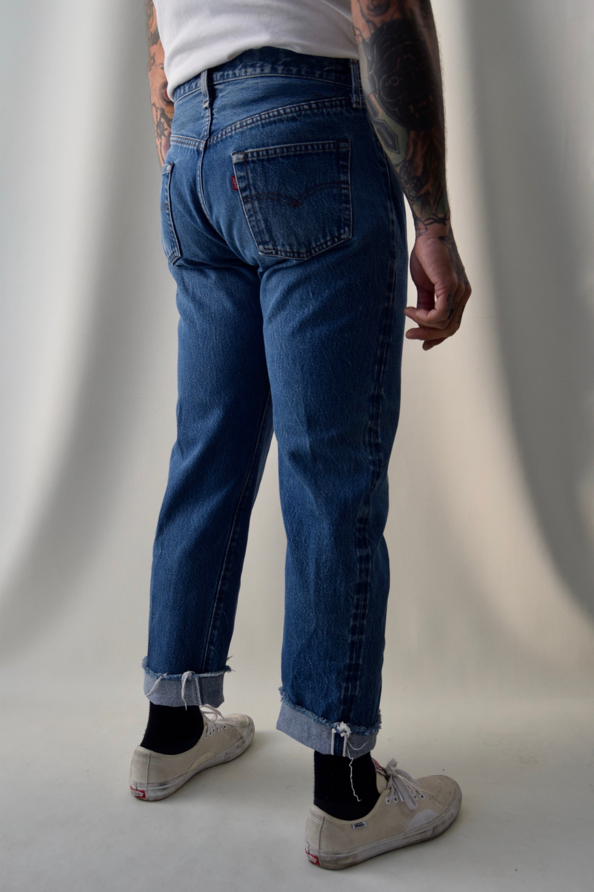 1980's Levis 501 Medium Wash Selvedge Jeans – Community Thrift and Vintage