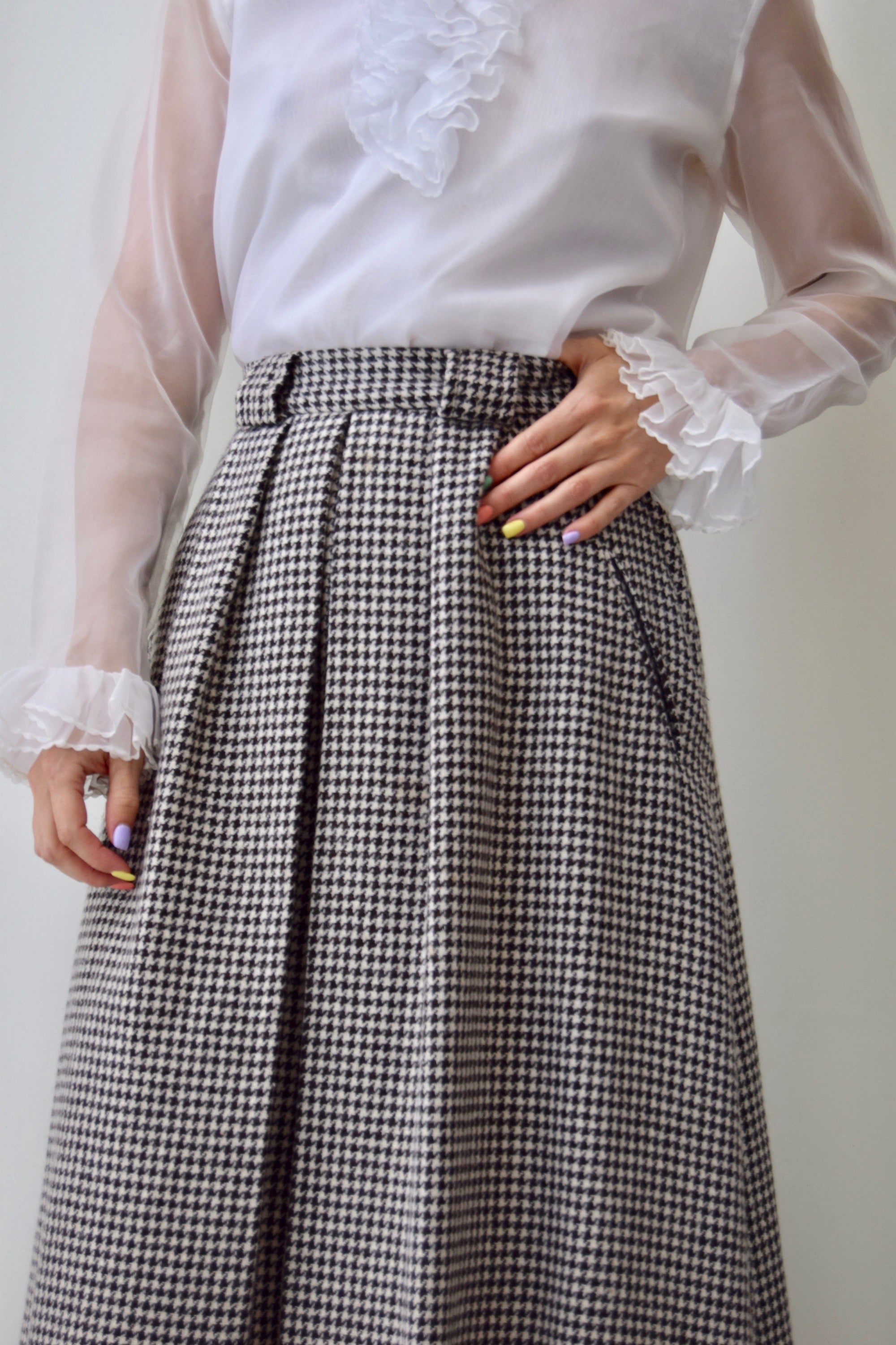 Ralph Lauren Houndstooth Wool Skirt – Community Thrift and Vintage