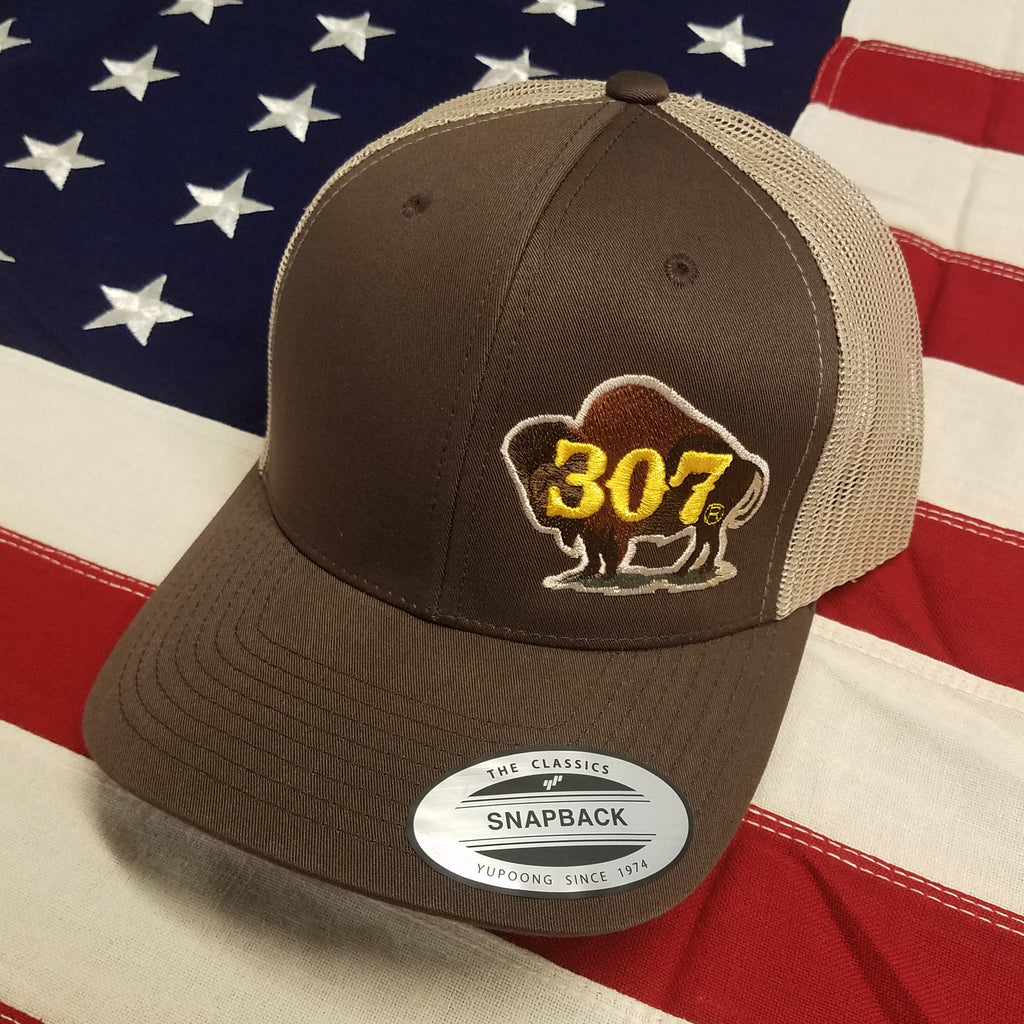 307 Painted Buffalo Logo Hat – 307 Wyoming