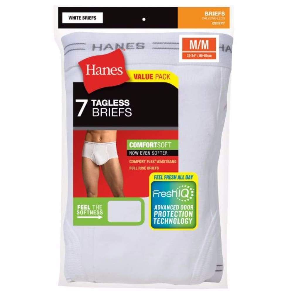 Hanes Mens Tagless® No Ride Up Briefs With Comfort Flex® Waistband 7 Pack Best Seller 4611