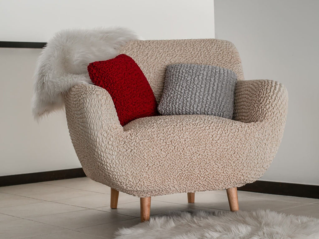 Cipria Armchair Slipcover Microfibra