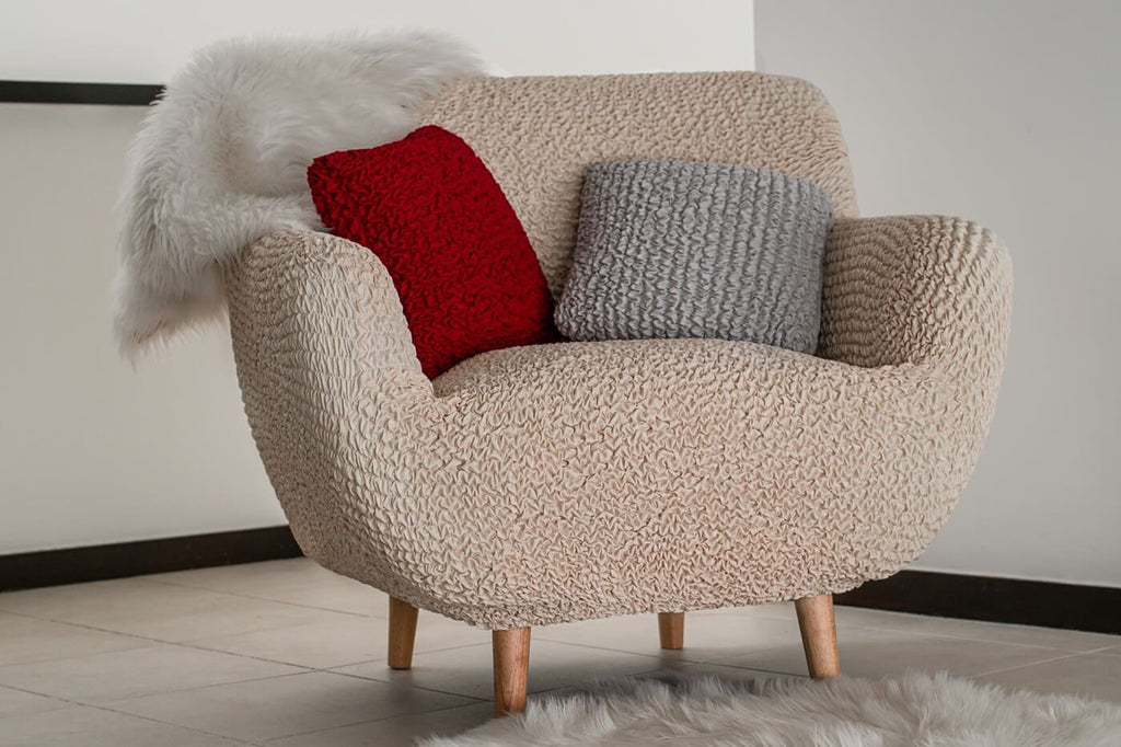 Cipria Armchair Slipcover Microfibra