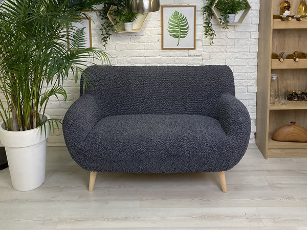Grey Sofa Slipcover Microfibra