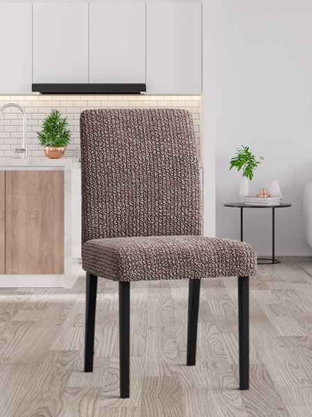 taupe dining chair slipcover microfibra