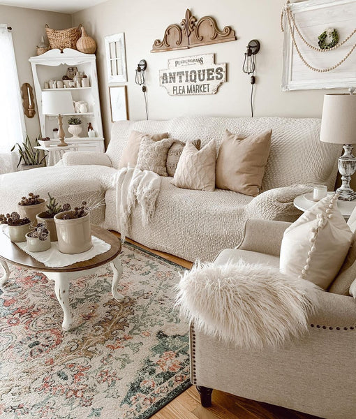 white l-shape sofa slipcover velvet