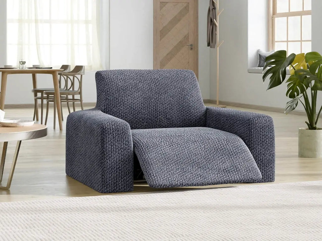 grey recliner slipcover, velvet collection