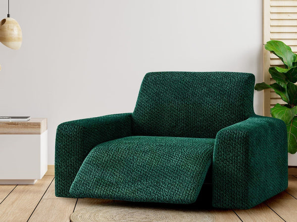 Green Reclining Armchair Slipcover Velvet