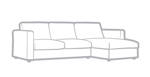 Vimle Loveseat with Chaise