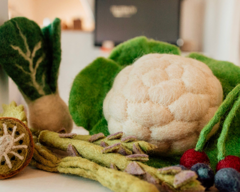 The Curated Parcel Felt Vegetables