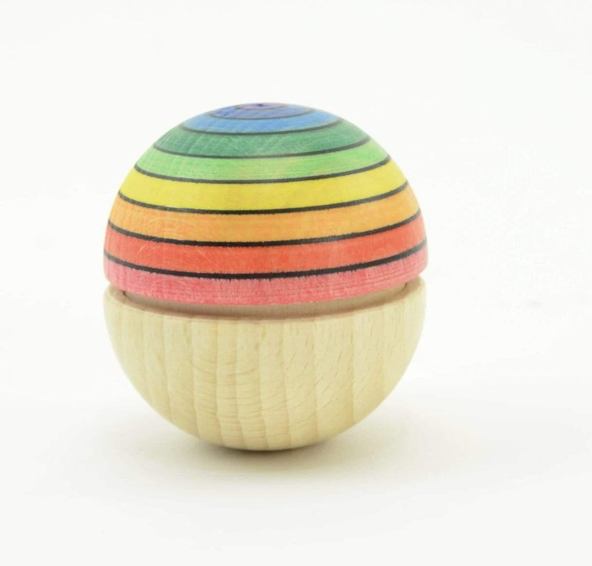 The Curated Parcel - Mader // Roly Poly Wiggle Ball Rainbow 