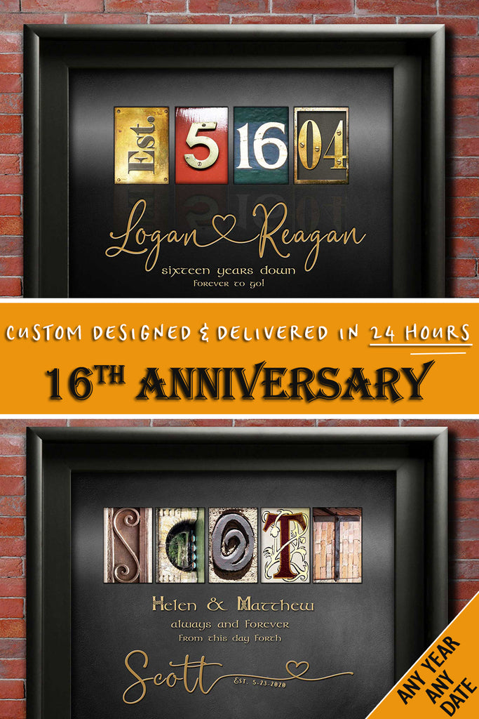 16th Anniversary Gift Ideas 16 Years Wedding Anniversary Gifts for Hus