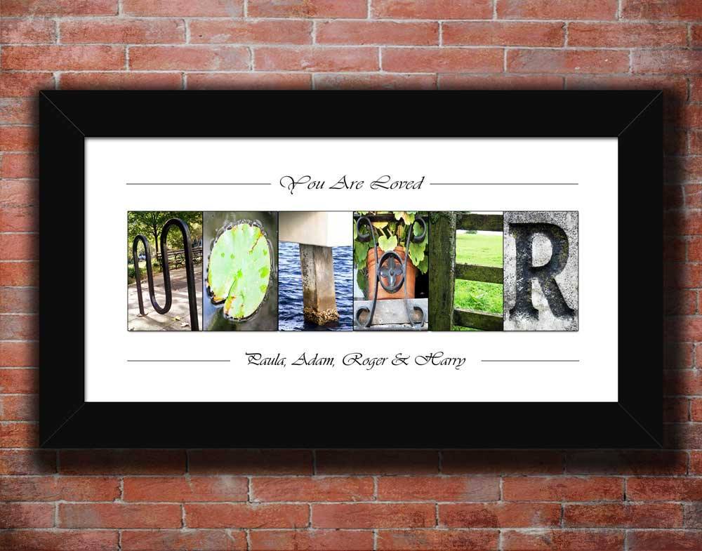 Gift From Daughter To Mother Unique Gift ideas for Mom, Gift from Son, –  Letter Art Gifts