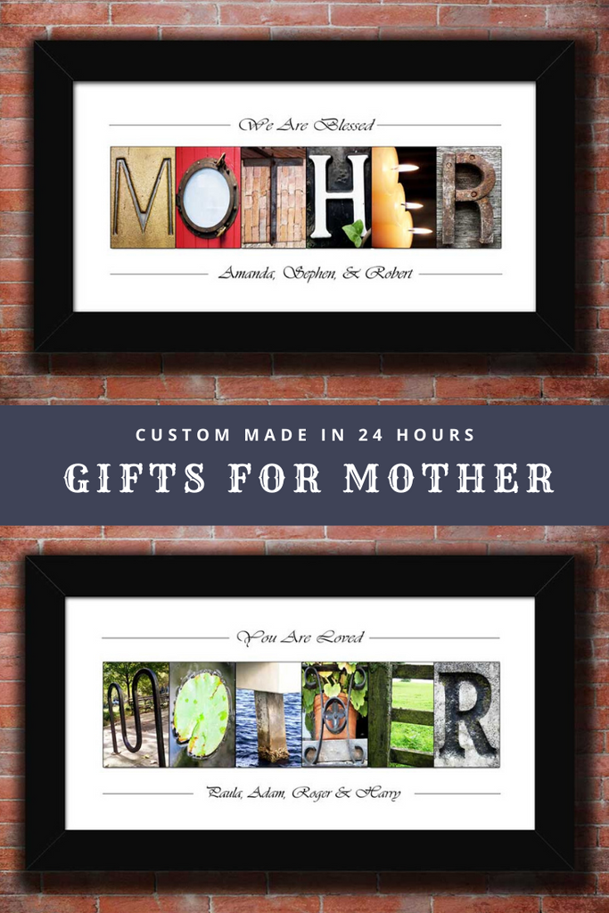 Gift From Daughter To Mother Unique Gift ideas for Mom, Gift from Son, –  Letter Art Gifts