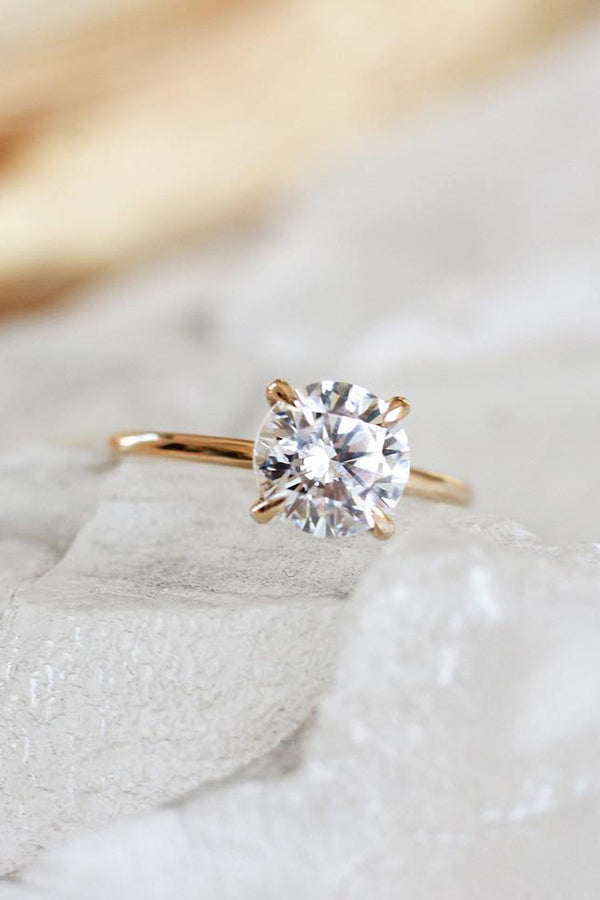 Classic Round Solitaire in Yellow Gold.jpg__PID:644b9fe6-9218-4015-a4d7-aad0c2592b1a