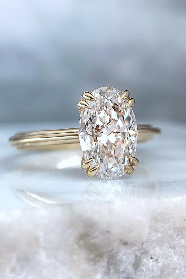 21 Simple Engagement Rings with Perfect 