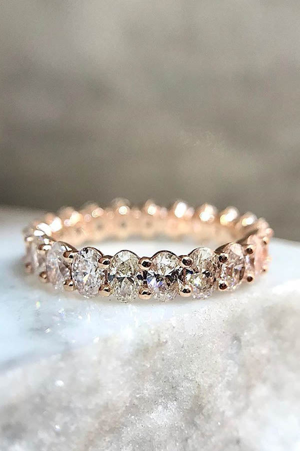 Diamond Eternity Band as an Engagement Ring