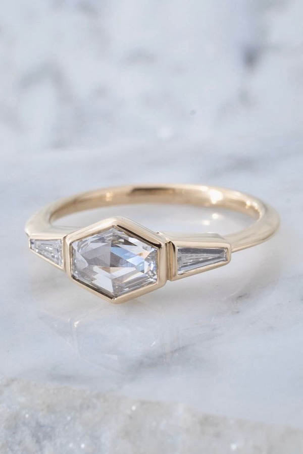 Simple Engagement Ring, Delicate Engagement Ring, Engagement Ring