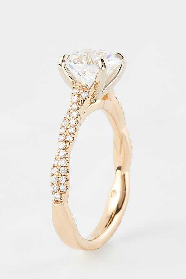 Automic Gold Diamond Ring | Minimalist Sustainable Fine Jewelry