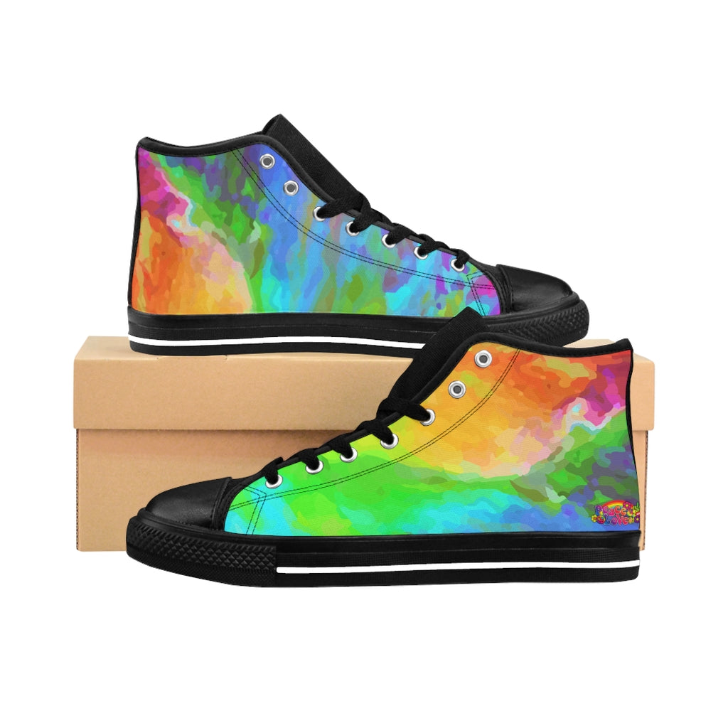 rainbow women's sneakers