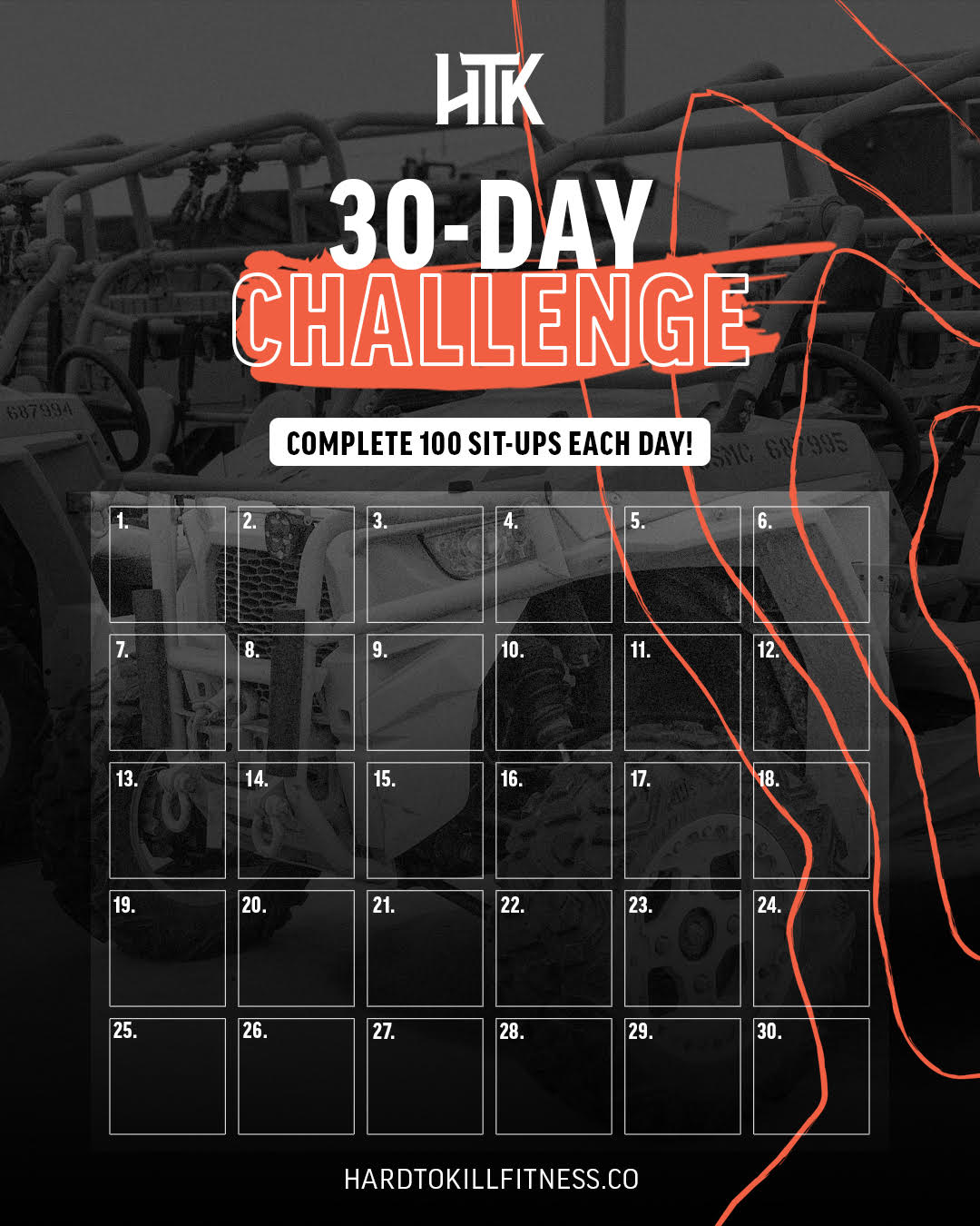 JULY 100 SIT-UP CHALLENGE