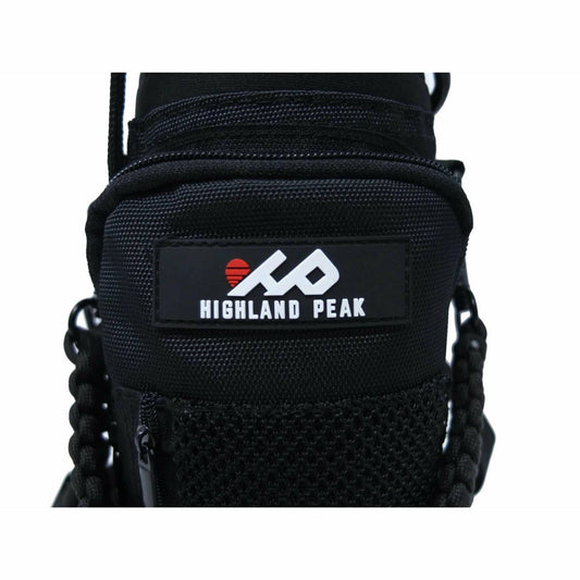 40 oz Sleeve/Carrier with Paracord Survival Handle (Black)