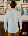 Linen Cotton Long Sleeve Shirt - EMSACS0558LCLS1050