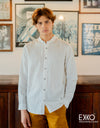 Linen Cotton Long Sleeve Shirt - EMSACS0558LCLS1050