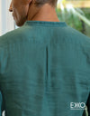 Linen Long Sleeve Shirt EMSACS0647LLS1359