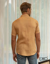 Linen Short Sleeve Shirt - EMSACS0685LSS