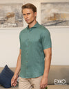 Linen Short Sleeve Shirt - EMSACS0685LSS