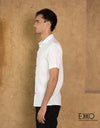 Linen Cotton Short Sleeve Shirt EMSACS0685LCSS1345